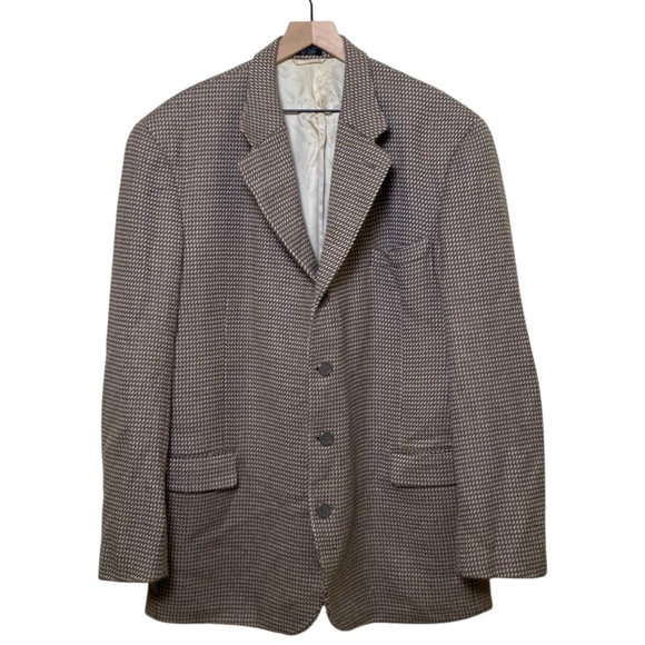 R Raspinni Uomo Brown Blazer, 44L - Picture 1 of 9